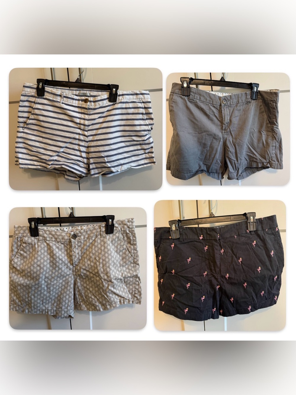 Women’s size 12 shorts (GAP, merona x2, British Khaki)